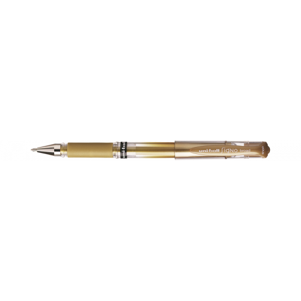 Stylo roller Uni-Ball Signo Broad Or