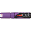 Marqueur craie Uni chalk marker Uni Ball pointe large violet