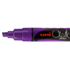 photo-Marqueur craie Uni chalk marker Uni Ball pointe large violet