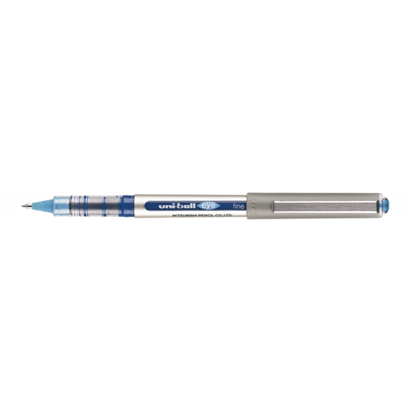 Stylo roller turquoise Uni Ball EYE pointe fine 0,7mm