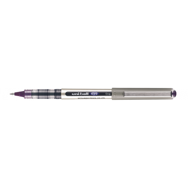 Stylo roller violet Uni Ball EYE pointe fine 0,7mm