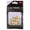 Clous à tapisserie acier doré 10mm 90 unités