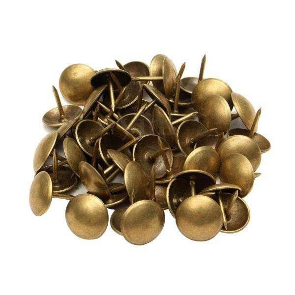 Clous à tapisserie acier bronze 10mm 90 unités