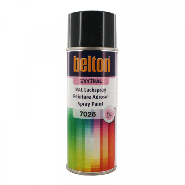Bombe de peinture Belton Spectral RAL7026 Gris granite 400ml