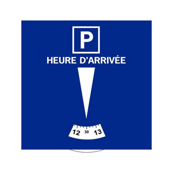 photo-Disque de stationnement - Pour zone bleue - Règlementation européenne