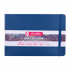 Carnet Croquis - 21 x 14,8cm - 80 feuilles - 140g - bleu marine - Royal Talens