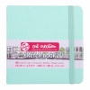 Carnet Croquis 12x12 cm - 80 feuilles - 140g - vert menthe - Royal Talens