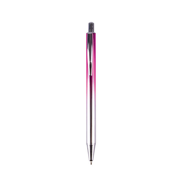 Stylo à bille mine rétractable pointe moyenne corps métal Apli