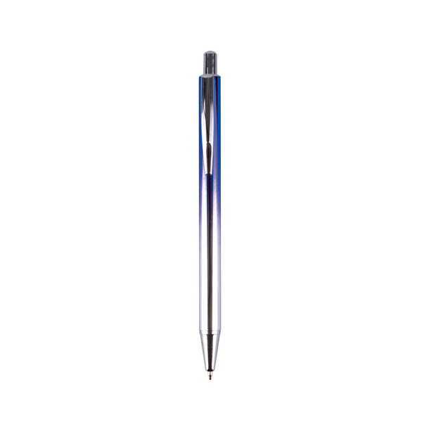 Stylo à bille mine rétractable pointe moyenne corps métal Apli