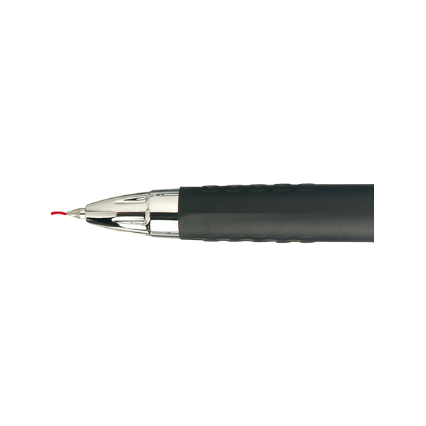 Stylo roller encre gel rouge pointe moyenne 0.7 mm Uni-Ball Signo 207