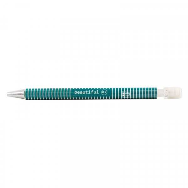 Stylo porte-mines 0.7 mm rayures couleur message Apli