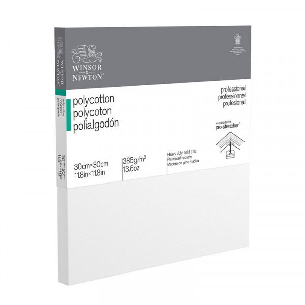 Châssis professionnel polycoton 30x30cm - Winsor & Newton | Surdiscount