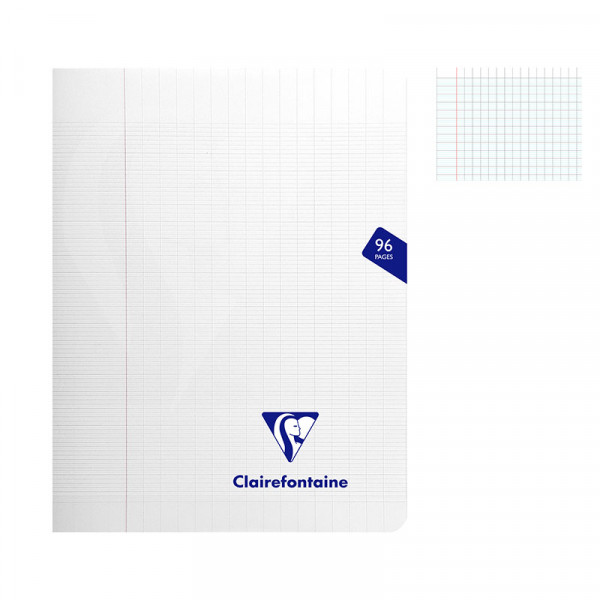 photo-Cahier - 17x22(cm) - Grands carreaux - 96 pages - couverture en polypro - sans spirale - Clairefontaine - Mimesys