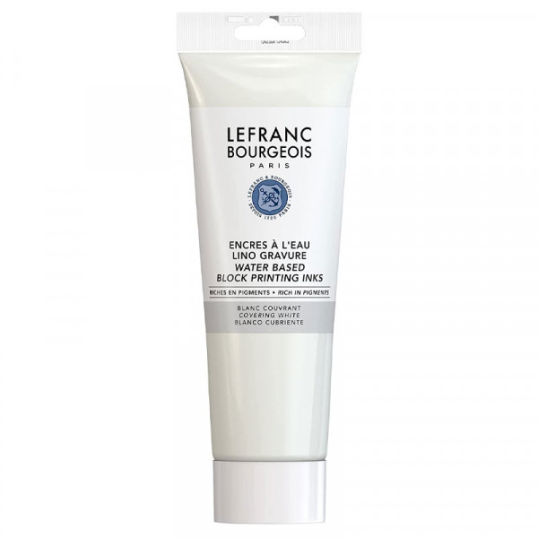Encre à l'eau blanc couvrant 250ml - Lefranc Bourgeois | Surdiscount