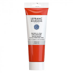 Encre à l'eau en tube vermillon 250ml - Lefranc Bourgeois | Surdiscount