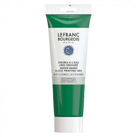 Encre à l'eau en tube vert émeraude 250ml - Lefranc Bourgeois | Surdiscount