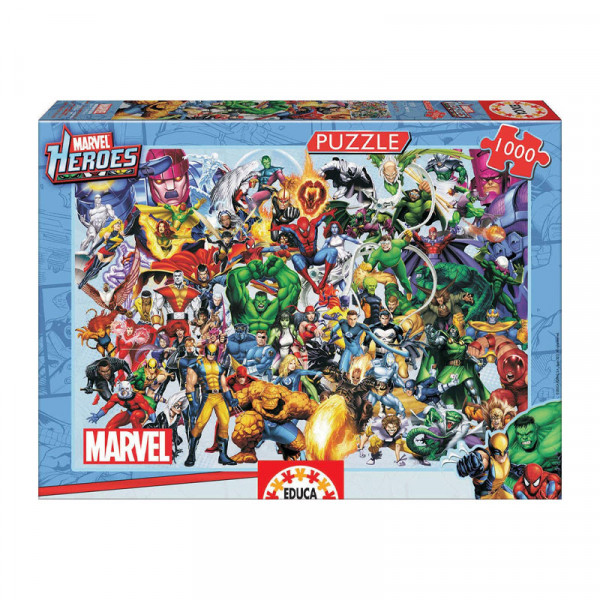 Puzzles Les Héros de Marvel 1 000 pièces - Educa | Surdiscount