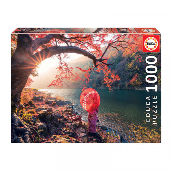 Puzzle Lever de soleil sur le fleuve Katsura au Japon 1 000 pièces - Educa - Surdiscount