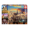 Puzzle Collage de Notre-Dame 1 000 pièces - Educa | Surdiscount