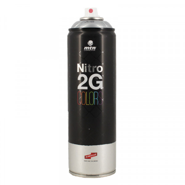 photo-Bombe de peinture - Argent - MTN Nitro 2G Color - 500ml