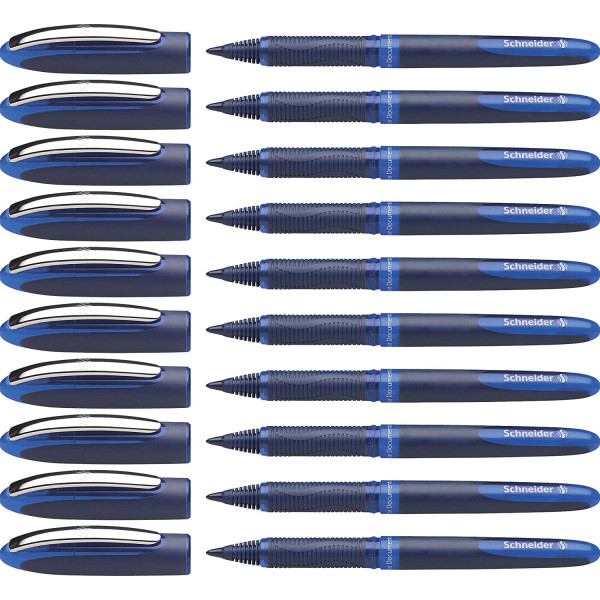 photo-10 stylos roller - Bleu - 0,6mm - One Business - Schneider