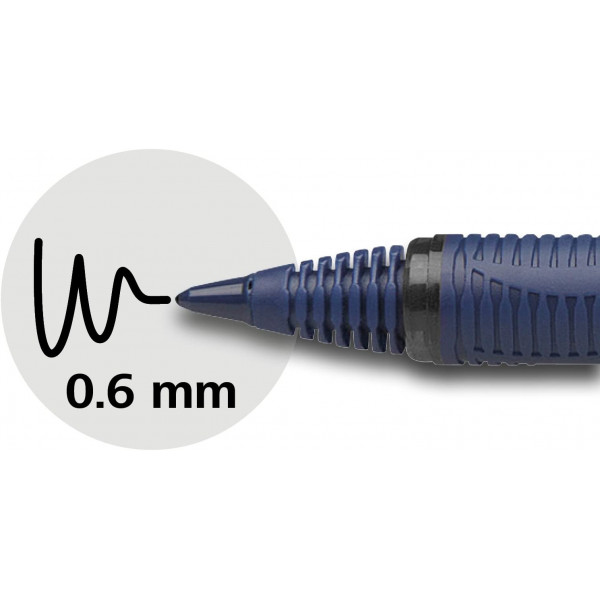 10 stylos roller - Noir - 0,6mm - One Business - Schneider