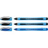 photo-3 stylos à bille - Bleu/Noir - Pointe extra large XB - Slider Memo XB - Slider Rave XB - Schneider