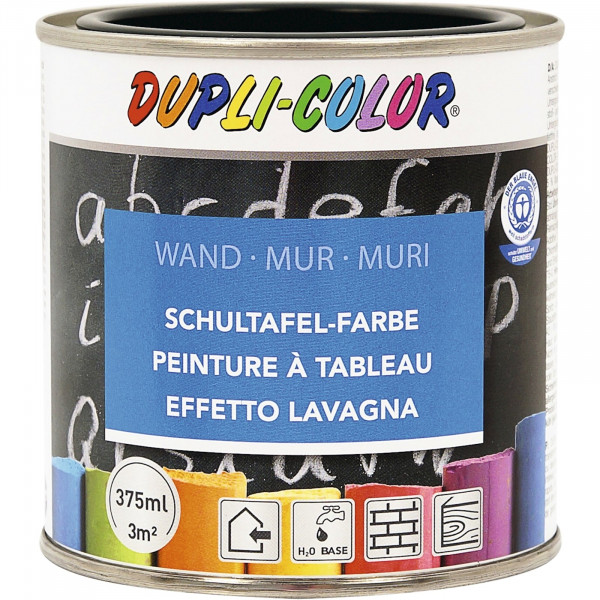 photo-Pot de peinture tableau noir - Noir - Duplicolor - 375 ml