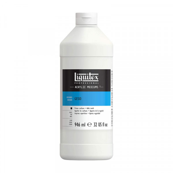 photo-Gesso - Blanc - Apprêt - Acrylique, aquarelle, huile - Liquitex - 946ml