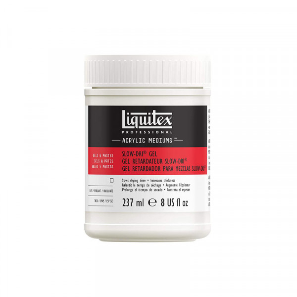 photo-Gel retardateur - Slow-Dri - Médium - Peinture acrylique - Pot 237ml - Liquitex
