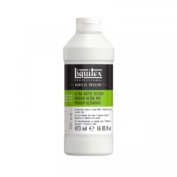 photo-Médium gel - Ultra-mat - Peinture acrylique - 473ml - Liquitex