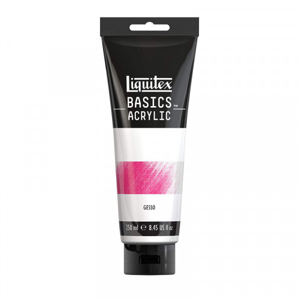 photo-Gesso - Blanc - Acrylique, aquarelle, huile - Tube 250ml - Liquitex basics