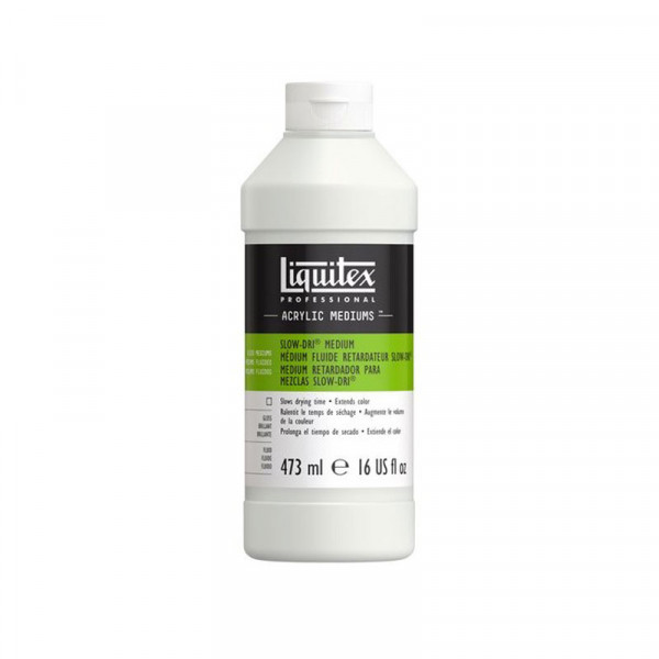 photo-Médium - Fluide retardateur - Slow-Dri - Peinture acrylique - 473ml - Liquitex