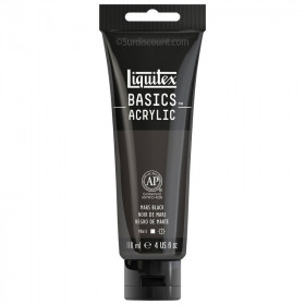 Peinture Acrylique en tube Noir de mars 118ml - Liquitex Basics Amazon