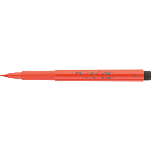 photo-Feutre à dessin - Pointe pinceau - Rouge écarlate - Pitt Artist - Faber-Castell