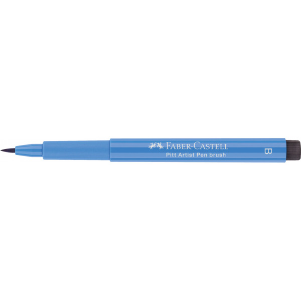 photo-Feutre à dessin - Pointe pinceau - Bleu ultramarine - Pitt Artist - Faber-Castell