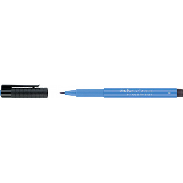 Feutre à dessin - Pointe pinceau - Bleu ultramarine - Pitt Artist - Faber-Castell