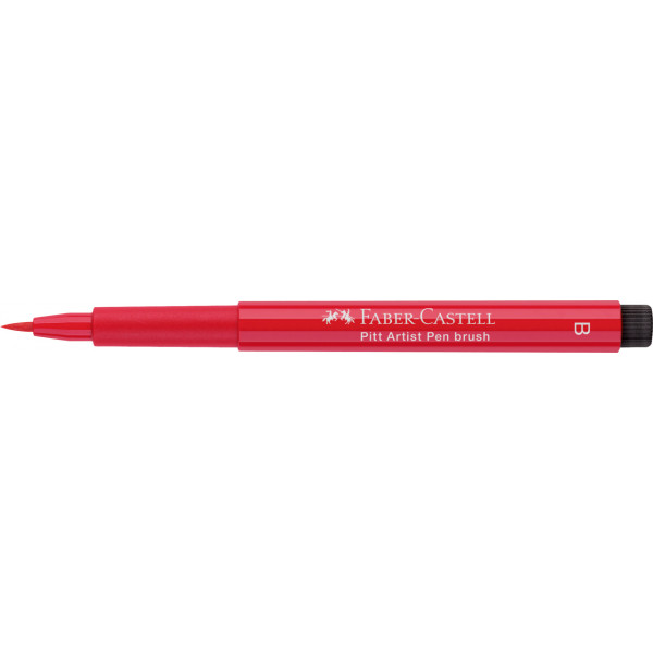 photo-Feutre à dessin - Pointe pinceau - Rouge géranium - Pitt Artist - Faber-Castell
