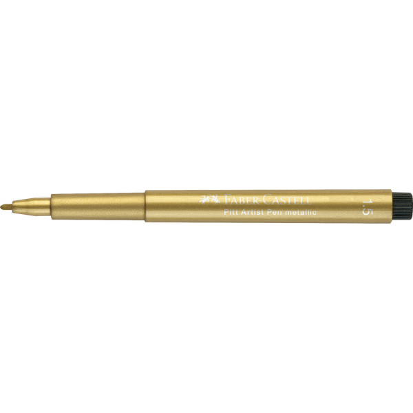 photo-Feutre à dessin - Pointe conique 1,5 mm - Or - Pitt Artist - Faber-Castell