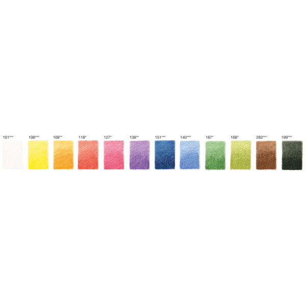 12 crayons de couleur pastel - Beaux-arts - Pitt Pastel - Faber-Castell