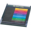 photo-Boîte de 12 feutres à dessin - Pointe pinceau - Couleurs de base - Pitt Artist - Faber-Castell