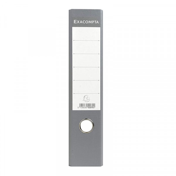 Classeur à levier dos de 70mm marbré gris avec perforateur - Exacompta