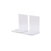 Lot de 2 serres-livres transparent en acrylique 10 x 8 x 10cm - Maul | Surdiscount