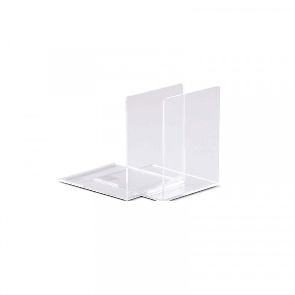 Lot De 1/2/5 Serre-Livres En Acrylique Transparent - Supports D'Affichage Stables Et Élégants