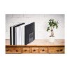 Lot de 2 serre-livres transparent en acrylique 10x10x13cm - Maul