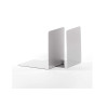 Serre-livres - Aluminium - Paire de 2 - 10x8x10cm - Pour bureau, bibliothèque