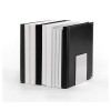 Serre-livres - Aluminium - Paire de 2 - 10x8x10cm - Pour bureau, bibliothèque