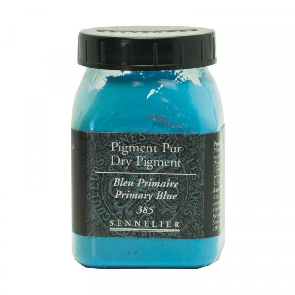 photo-Pigment en poudre - Sennelier - Bleu primaire - Pot de 200 ml