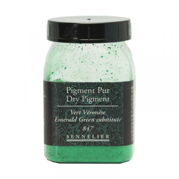 photo-Pigment en poudre - Sennelier - Vert Véronèse - Pot de 200 ml