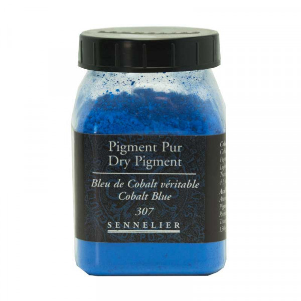 photo-Pigment en poudre - Sennelier - Bleu de Cobalt - Pot de 200 ml